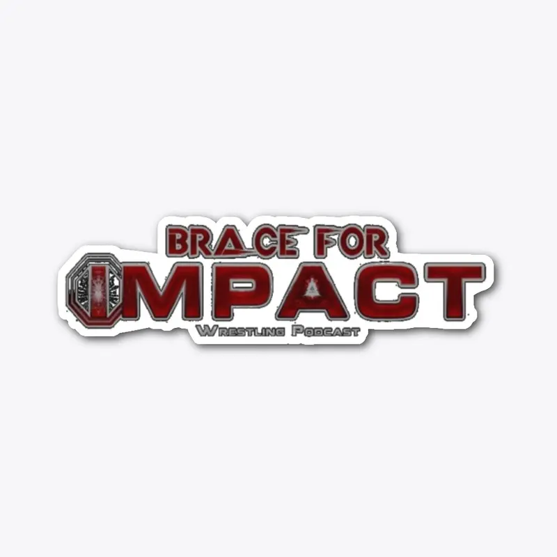 Brace For Impact Die Cut Sticker